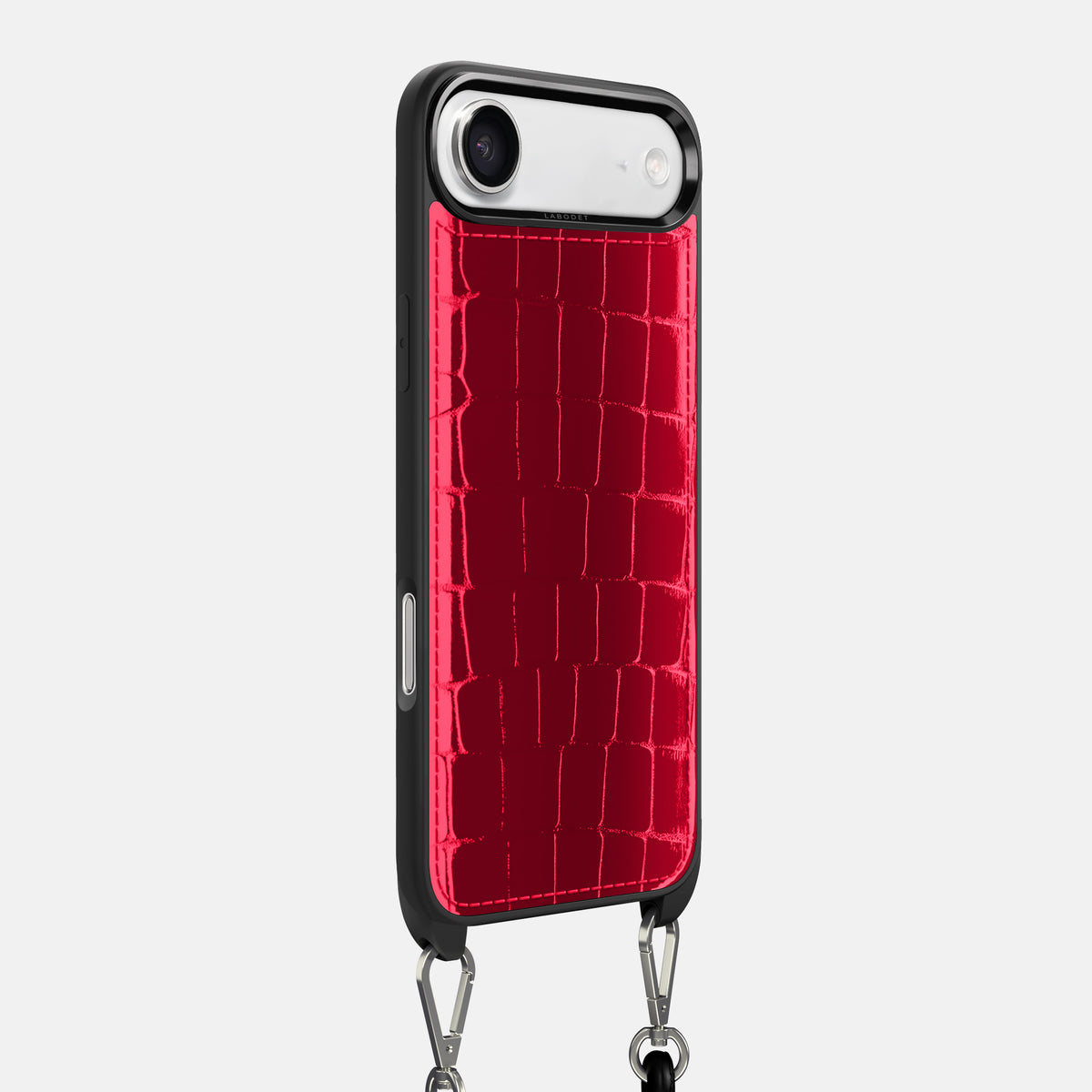 Crossbody Sport Case For iPhone 17 Air In Shiny Alligator -2 | Cherry