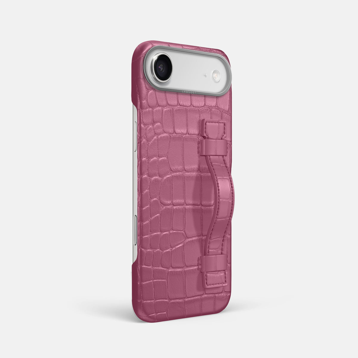 Handle Case For iPhone 17 Air In Alligator -2 | Pink-Lagoon-Steel