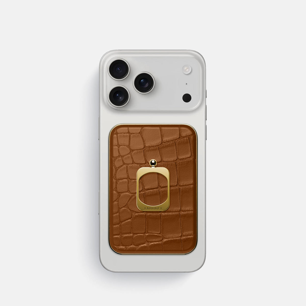 MagSafe Ring For iPhone 18 Pro In Alligator -1 | Honey-Gold