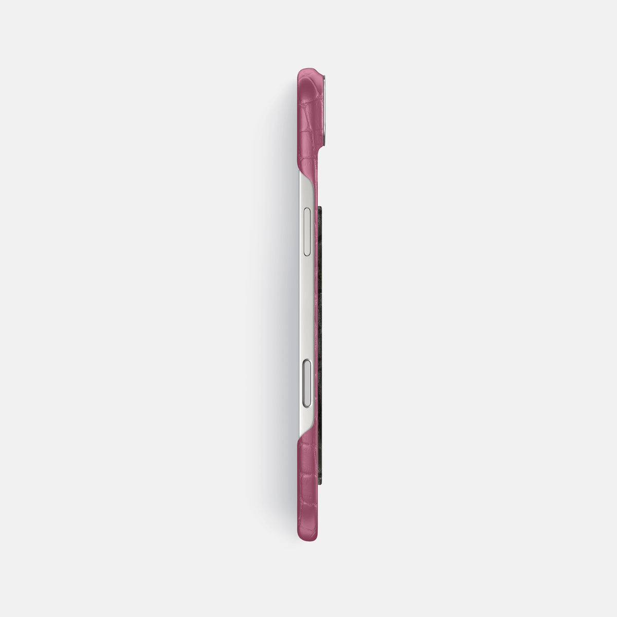 Classic Case With Carbon Dragon For iPhone 17 Air In Alligator -3 | Pink-Lagoon-Steel
