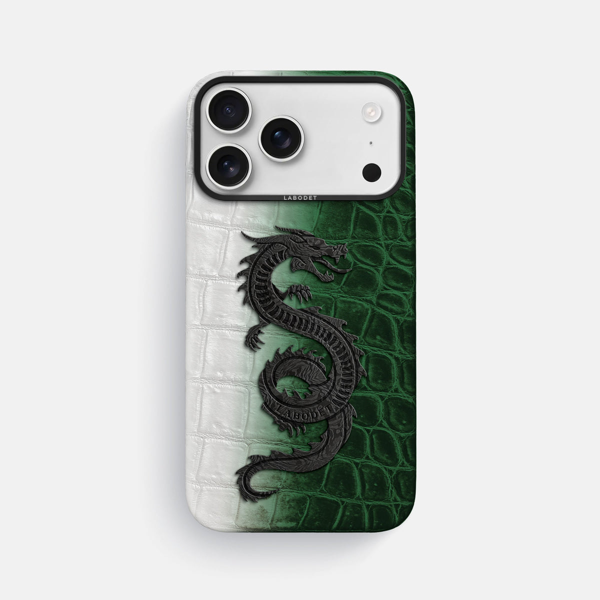 Classic Case With Carbon Dragon For iPhone 17 Pro Max In Himalayan Crocodile