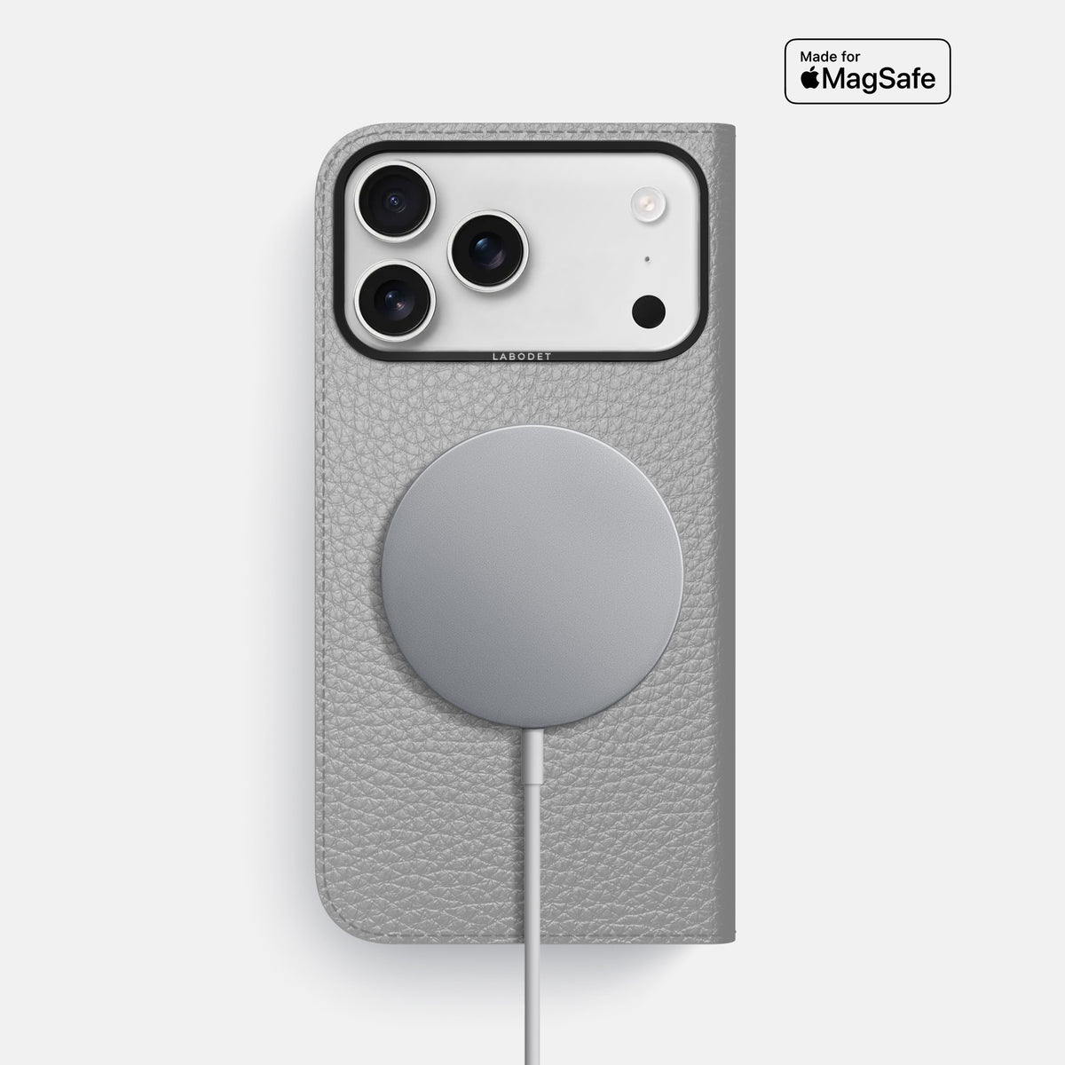 Folio Case For iPhone 17 Pro Max In Calf -3 | Nuage-Black