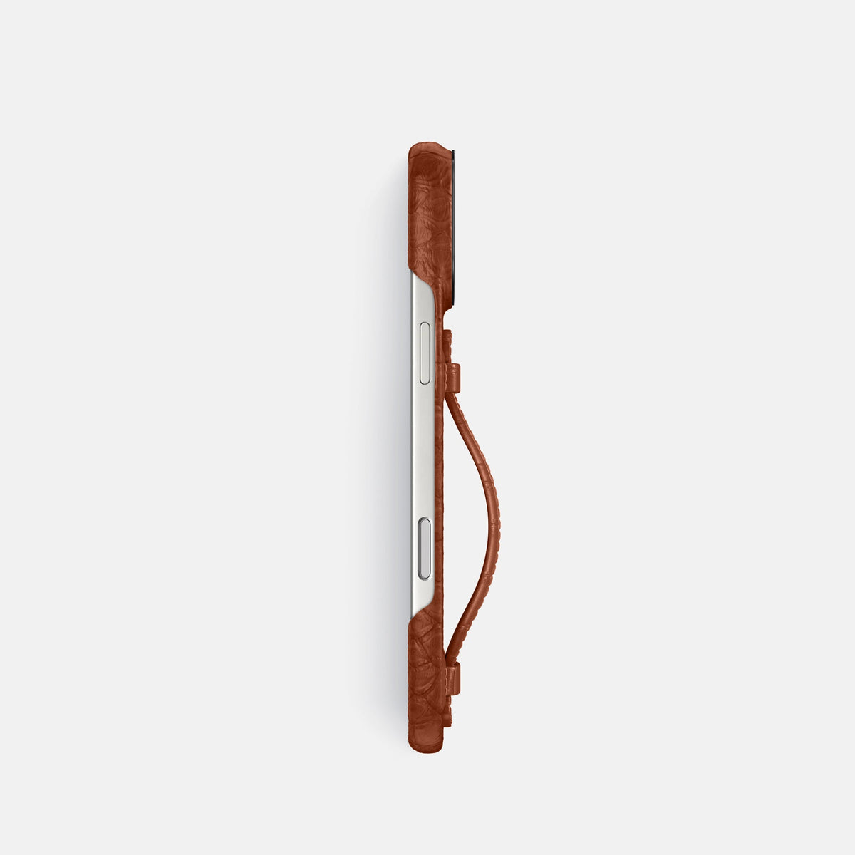 Center Handle For iPhone 18 Pro In Python -2 | Medium-Brown-Black