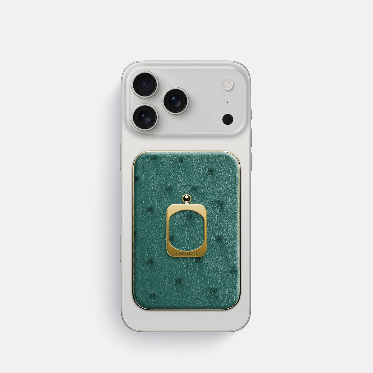 MagSafe Ring For iPhone 18 Pro In Ostrich -2 | Forest-Green-Gold