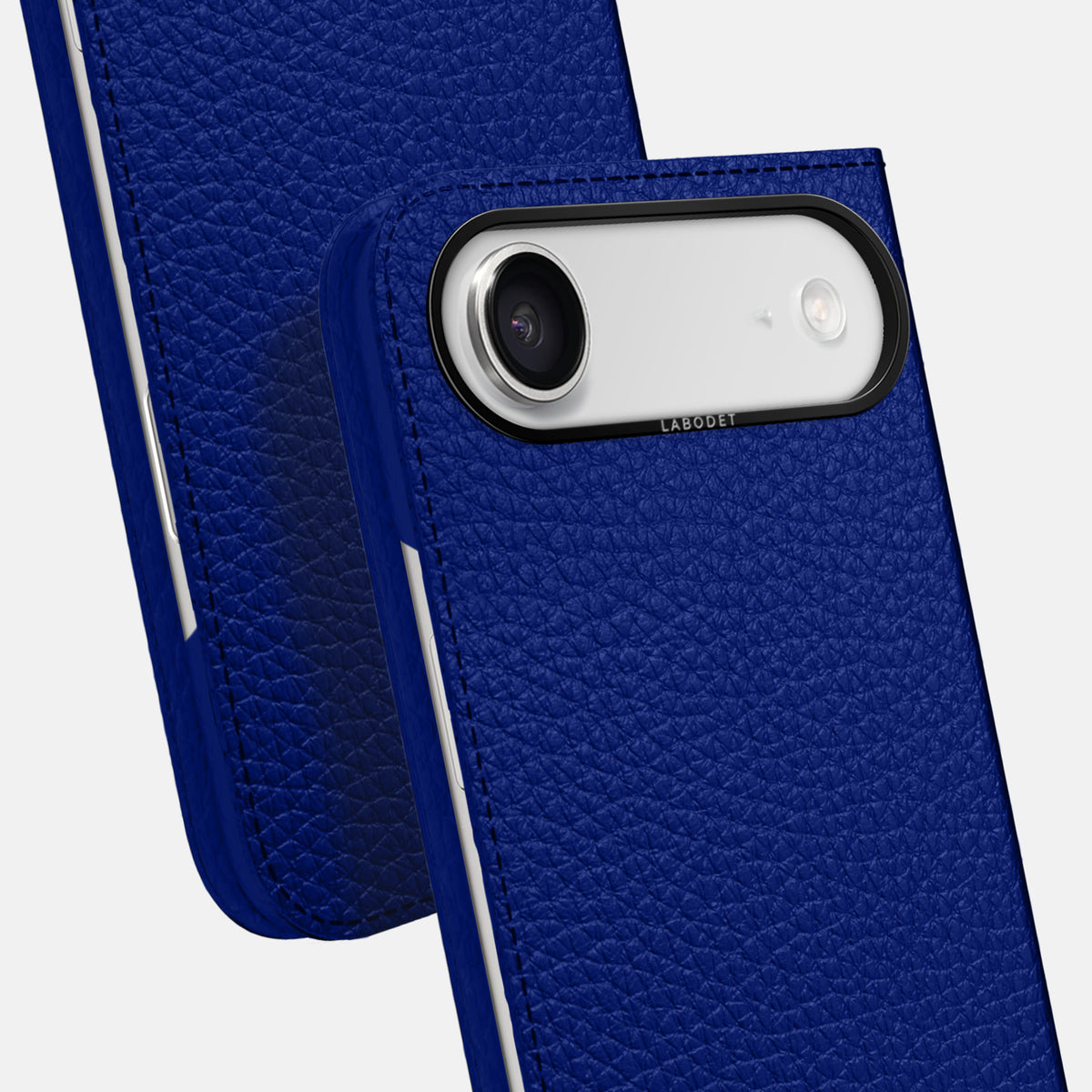 Folio Case For iPhone 17 Air In Calf -5 | Royal-Blue-Black