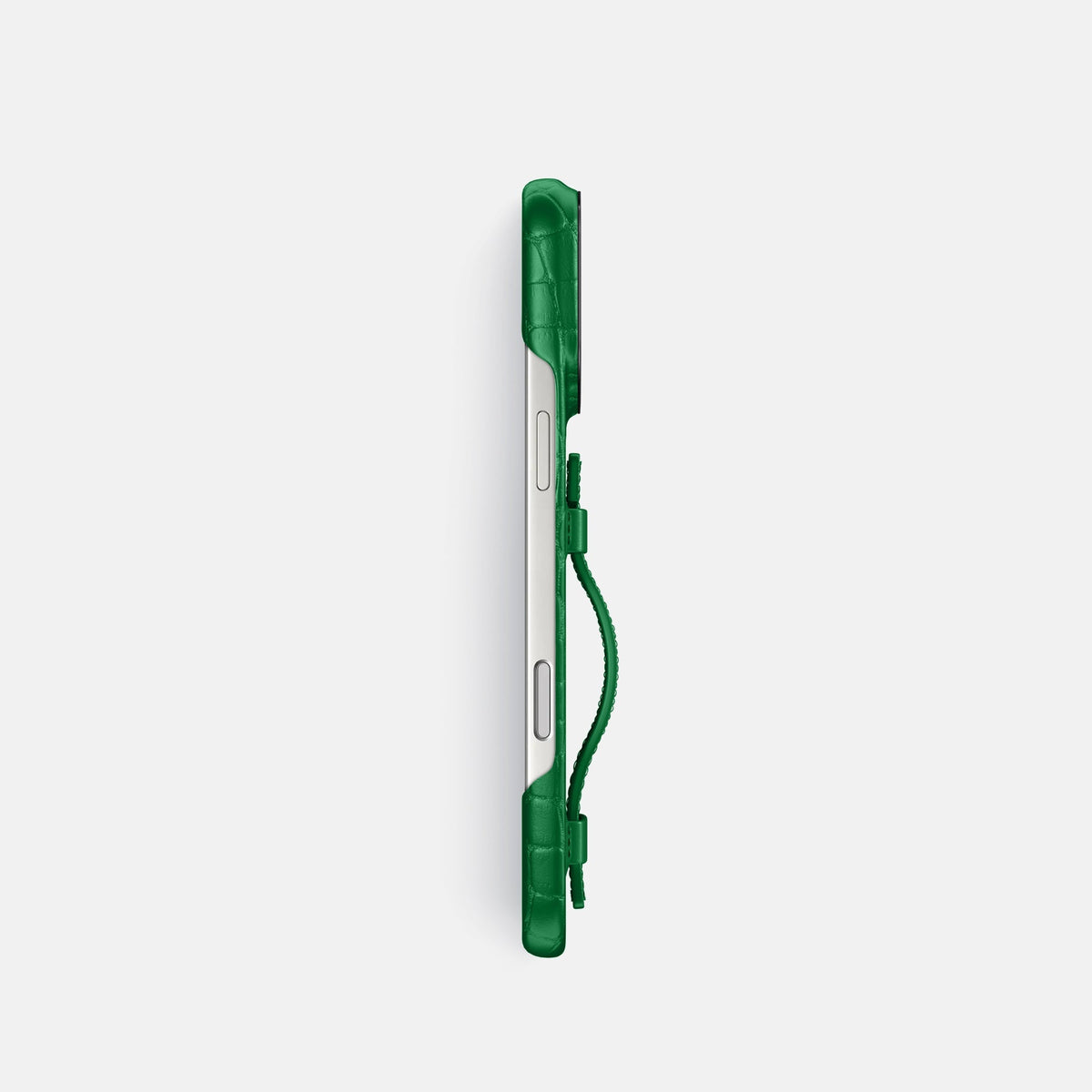 Handle Case For iPhone 18 Pro In Alligator -3 | Forest-Green-Black