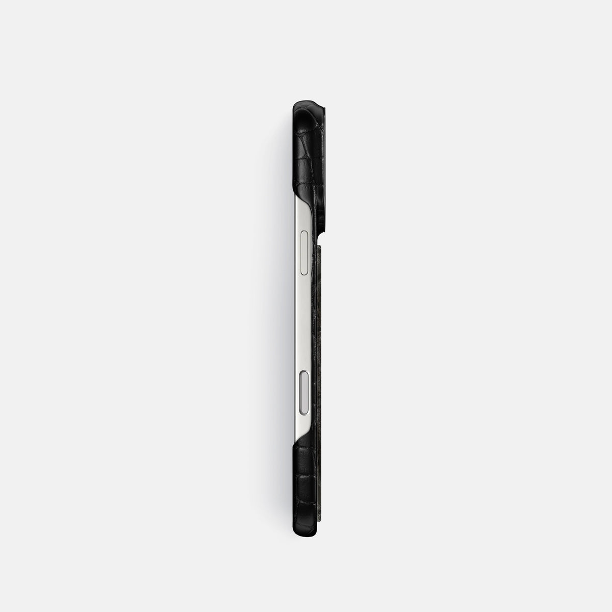 Classic Case With Carbon Dragon For iPhone 17 Pro In Alligator -3 | Black-Black