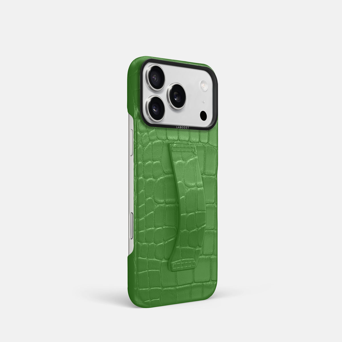 Finger Case For iPhone 17 Pro In Alligator -2 | Apple-Green-Black