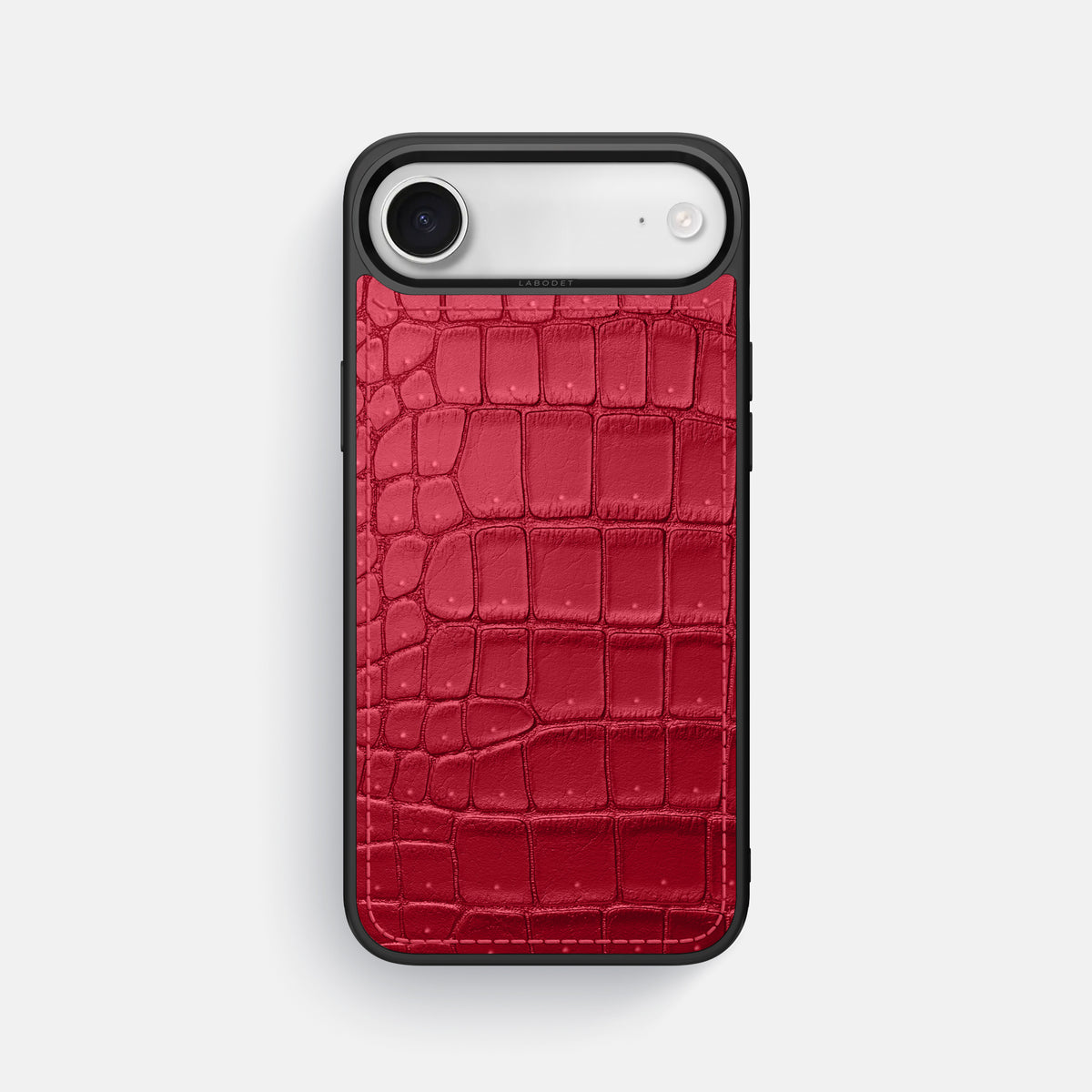 Sport Case For iPhone 17 Air In Porosus Crocodile -1 | Burgundy