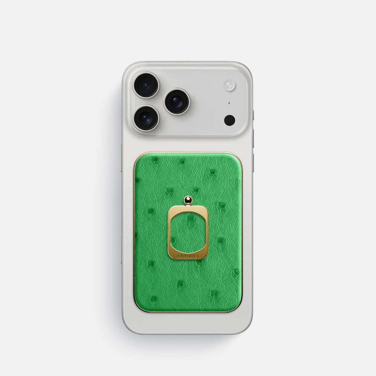 MagSafe Ring For iPhone 17 Pro In Ostrich -2 | Kentucky-Green-Gold