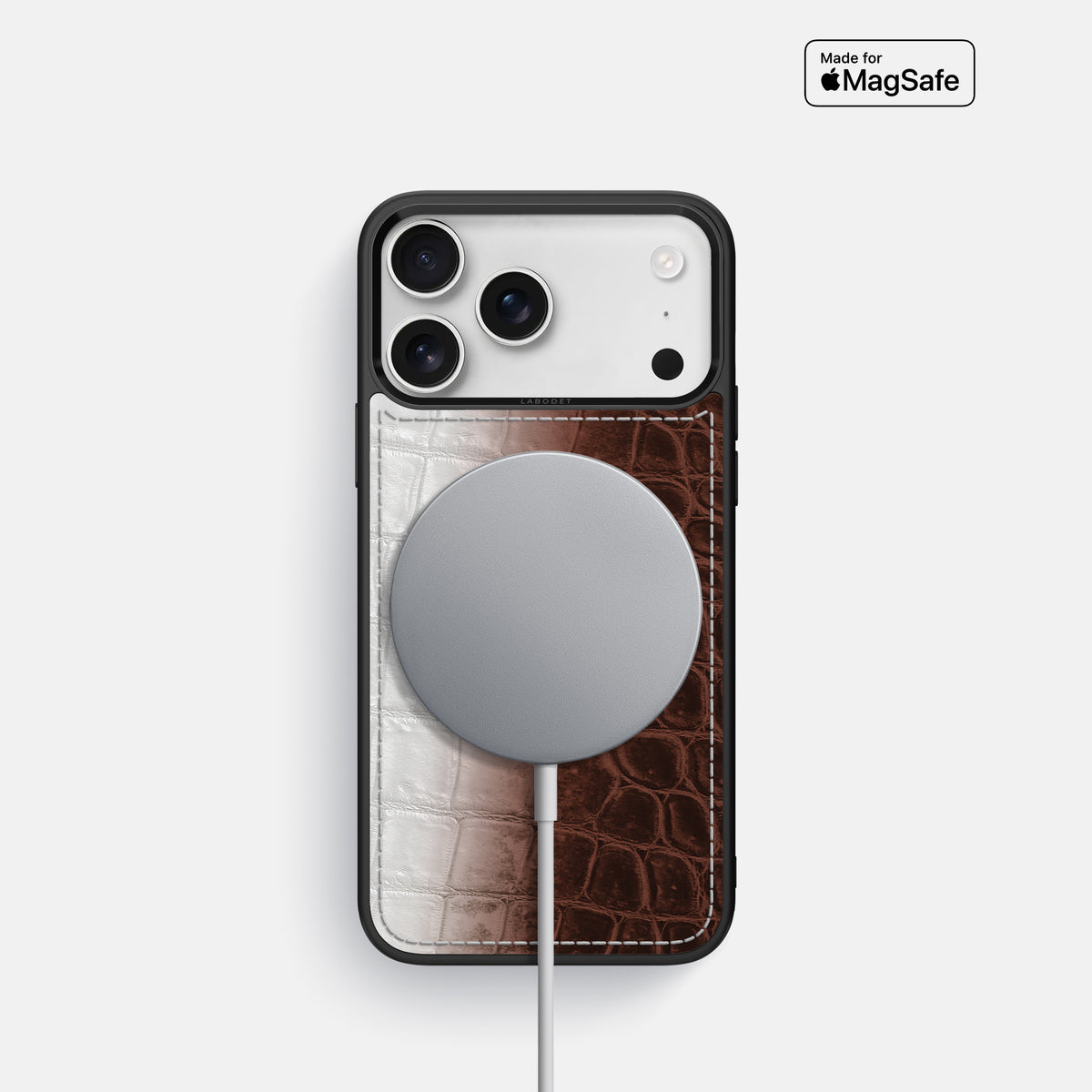 Sport Case For iPhone 17 Pro In Himalayan Crocodile -5 | Dark-Brown