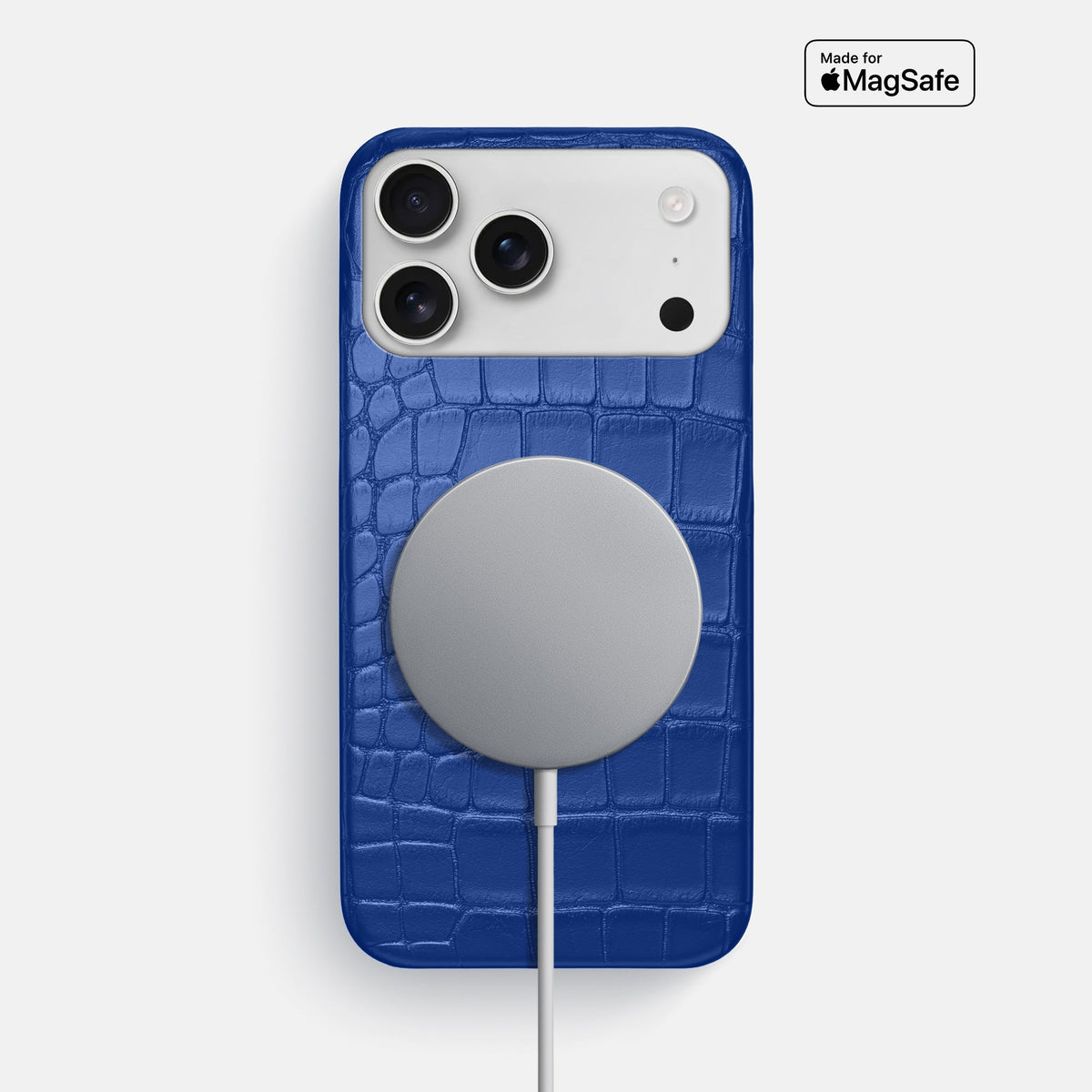 Slim Case For iPhone 18 Pro Max In Alligator -5 | Royal-Blue