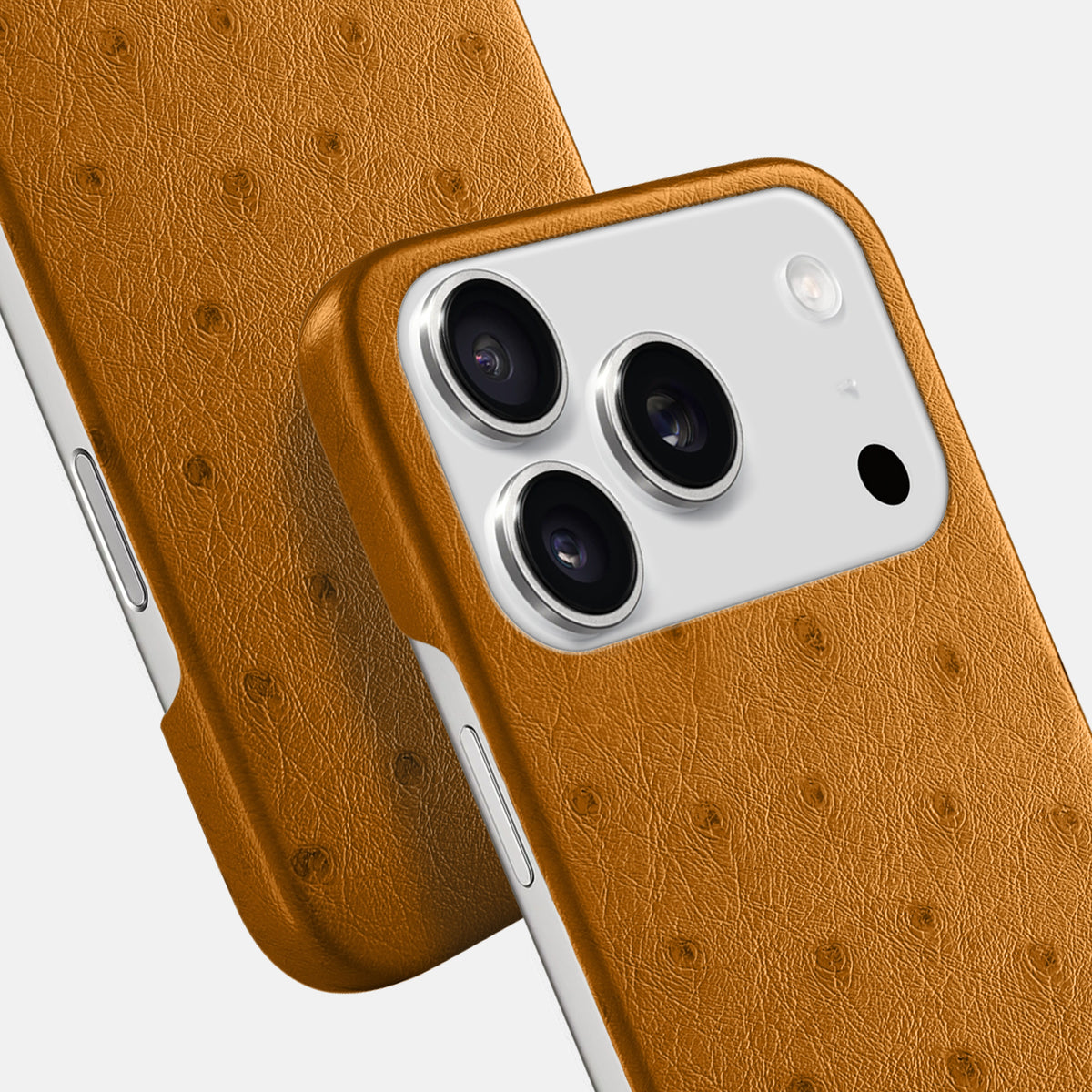 Slim Case For iPhone 17 Pro In Ostrich -6 | Chestnut