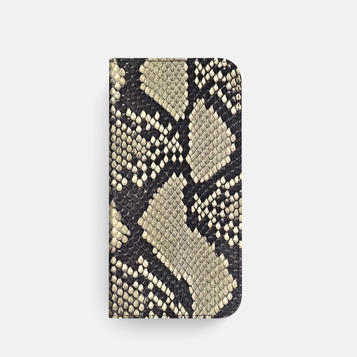 Folio Case For iPhone 18 Pro In Deluxe Python -4 | Savannah-Steel