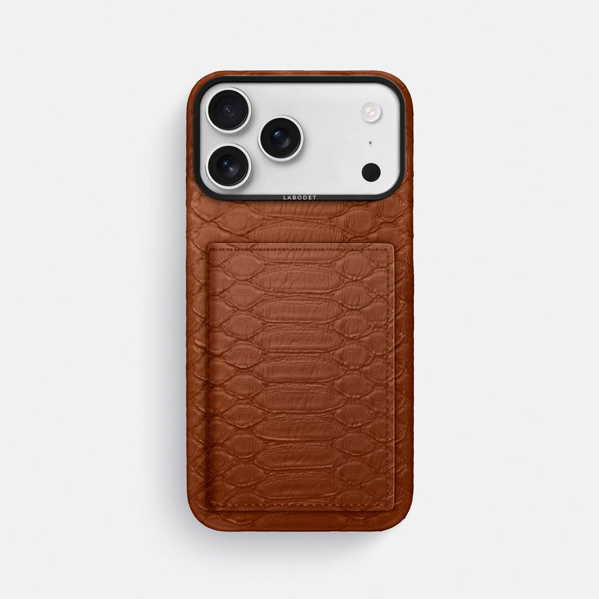 Bi-Fold Case For iPhone 18 Pro Max In Python -1 | Medium-Brown-Black
