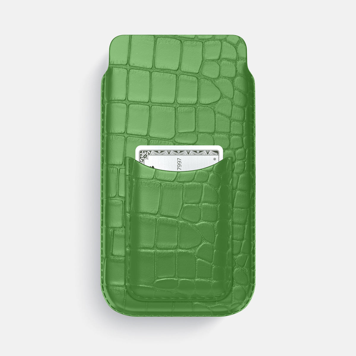 Pouch Card Case For iPhone 17 Pro Max In Alligator