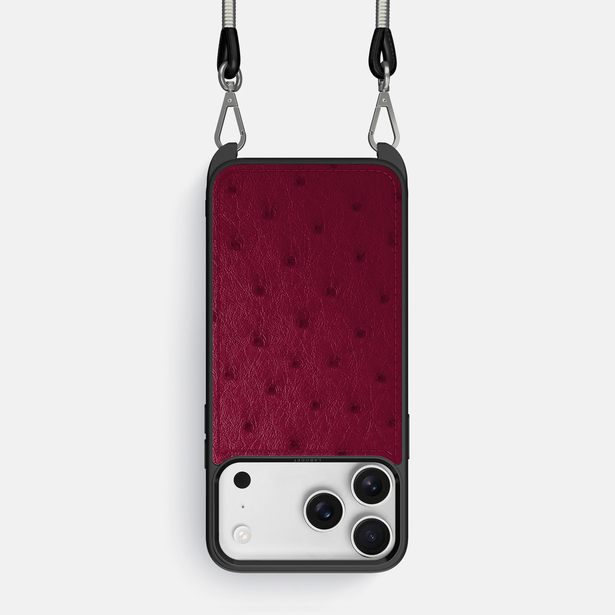 Crossbody Sport Case For iPhone 17 Pro In Ostrich -1 | Bordeaux