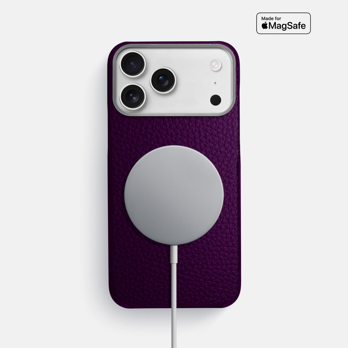 Classic Case For iPhone 18 Pro Max In Calf -5 | Violet-Steel