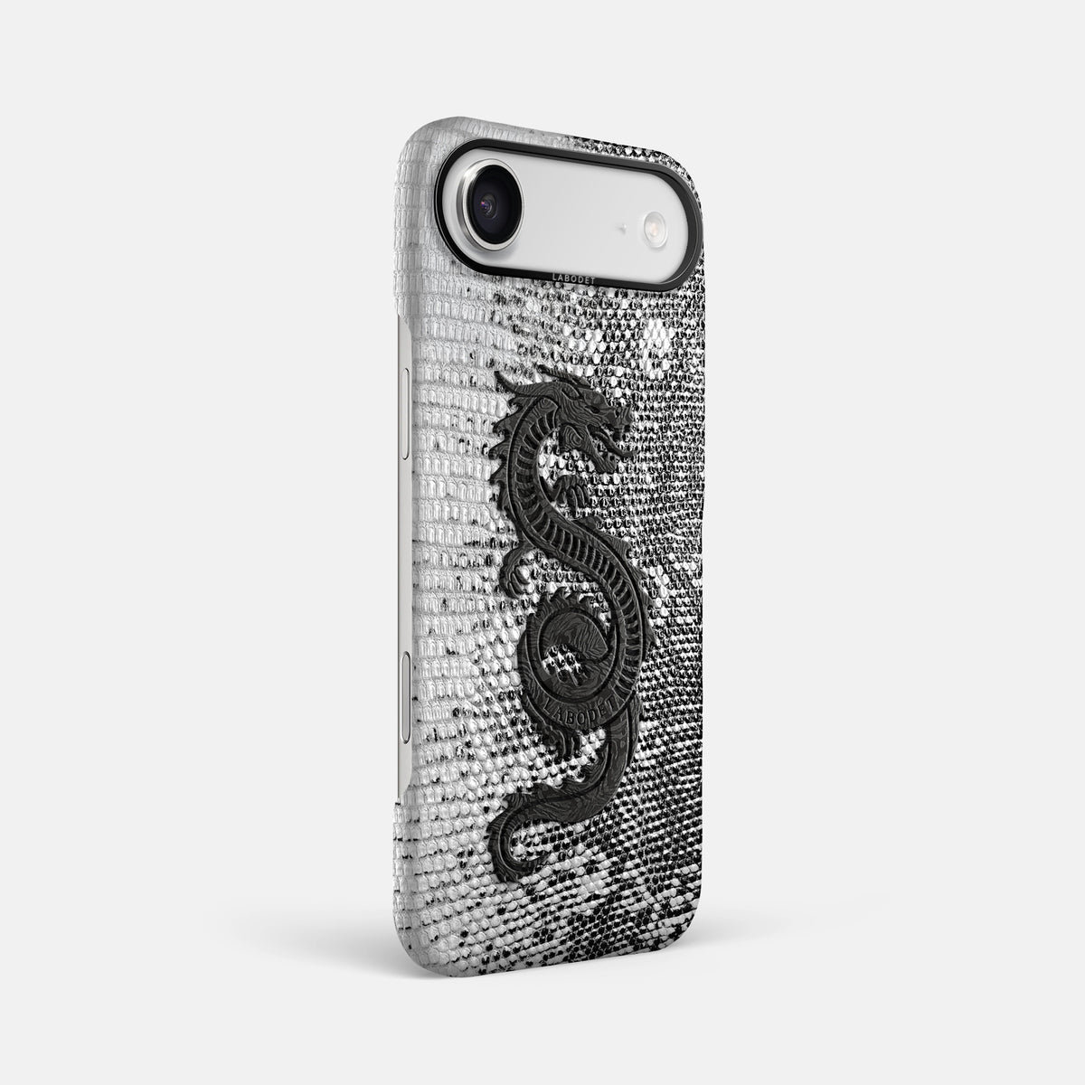 Classic Case With Carbon Dragon For iPhone 17 Air In Himalayan Lizard -2 | Dark-Black