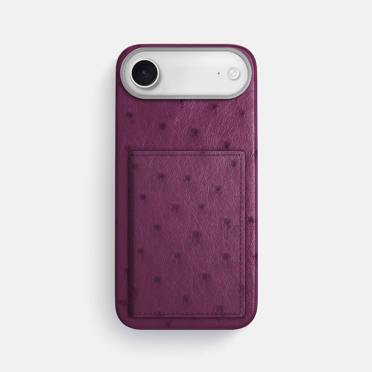 Bi-Fold Case For iPhone 17 Air In Ostrich -1 | Purple-Steel