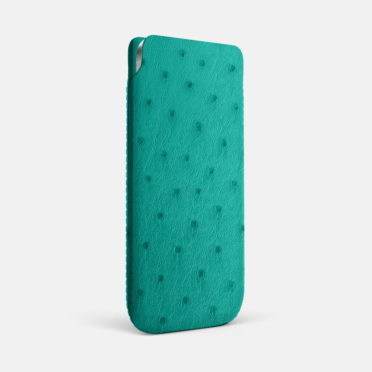 Pouch Case For iPhone 18 Pro Max In Ostrich -2 | Turquoise