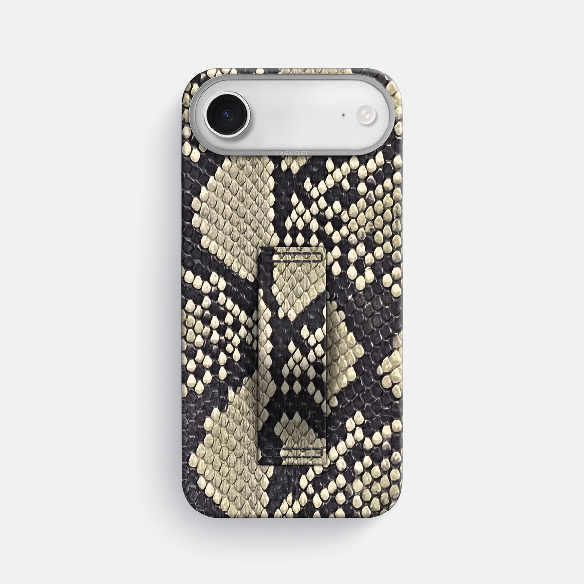 Finger Case For iPhone 17 Air In Deluxe Python -1 | Savannah-Steel