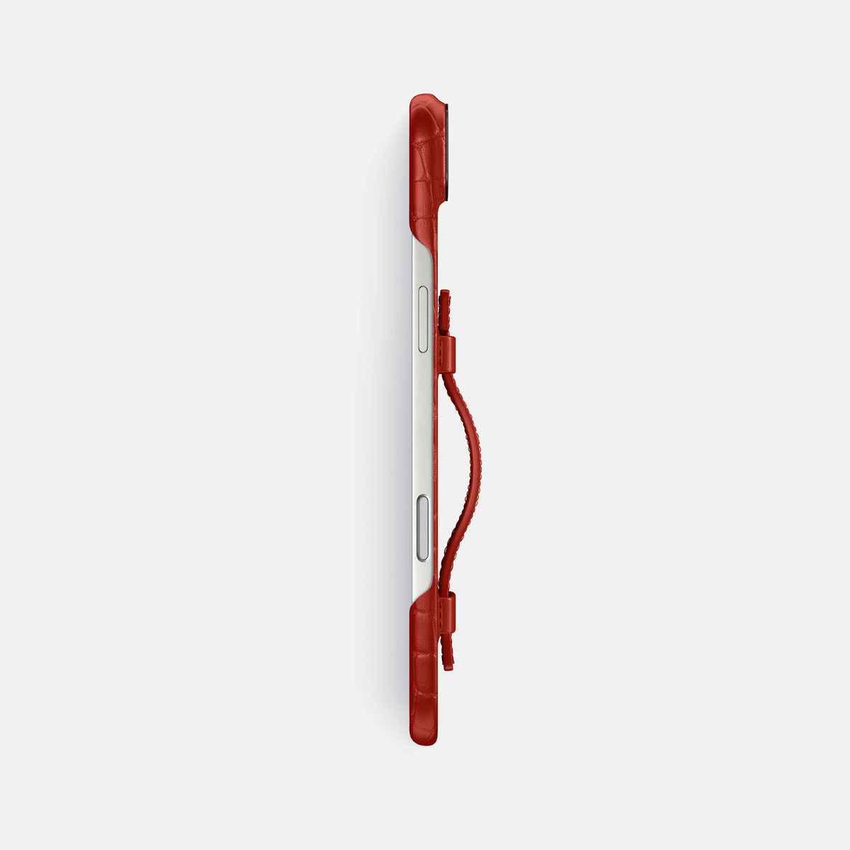 Handle Case For iPhone 17 Air In Alligator -3 | Red-Black