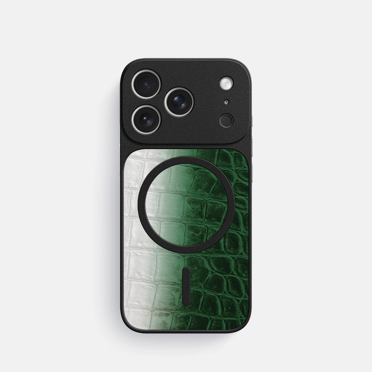 MagSafe Mask For iPhone 17 Pro In Himalayan Crocodile -3 | Green