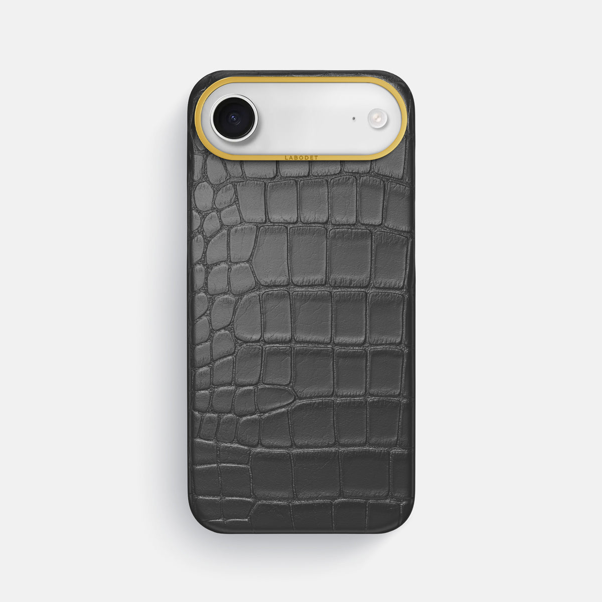 Classic Case For iPhone 17 Air In Alligator -1 | Grey-Gold