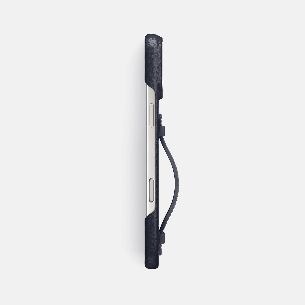 Center Handle For iPhone 17 Pro Max In Calf -2 | Marine-Steel