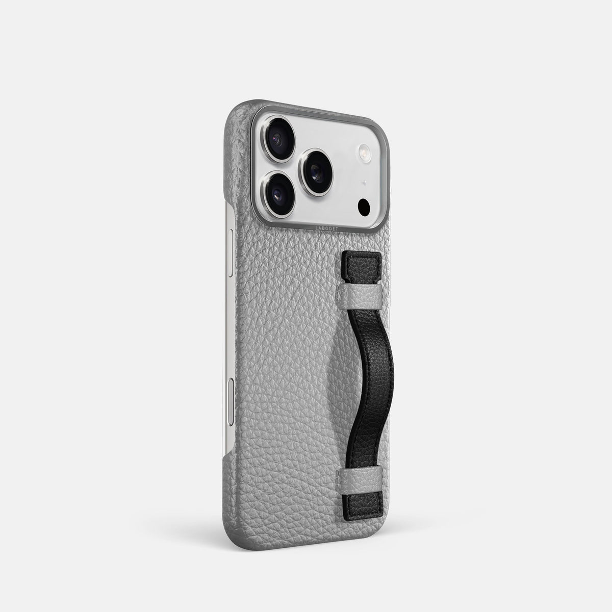 Handle Case Coloré For iPhone 18 Pro In Calf -2 | Nuage-Steel