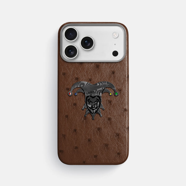 Classic Case With Carbon Joker For iPhone 17 Pro Max In Ostrich