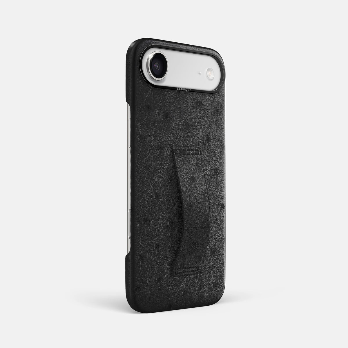 Finger Case For iPhone 17 Air In Ostrich -2 | Black-Black