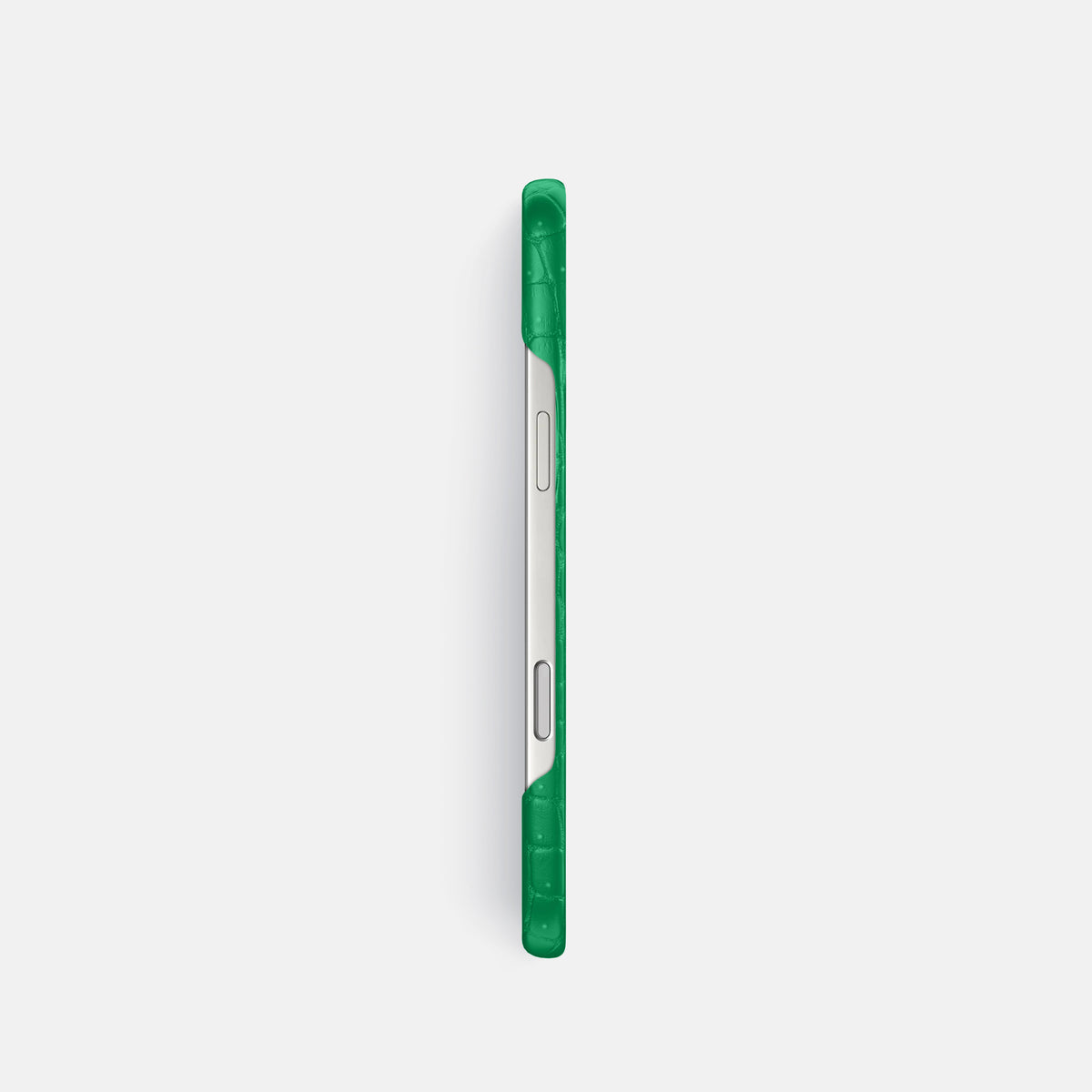 Slim Case For iPhone 17 Pro In Porosus Crocodile -3 | Cactus-Green