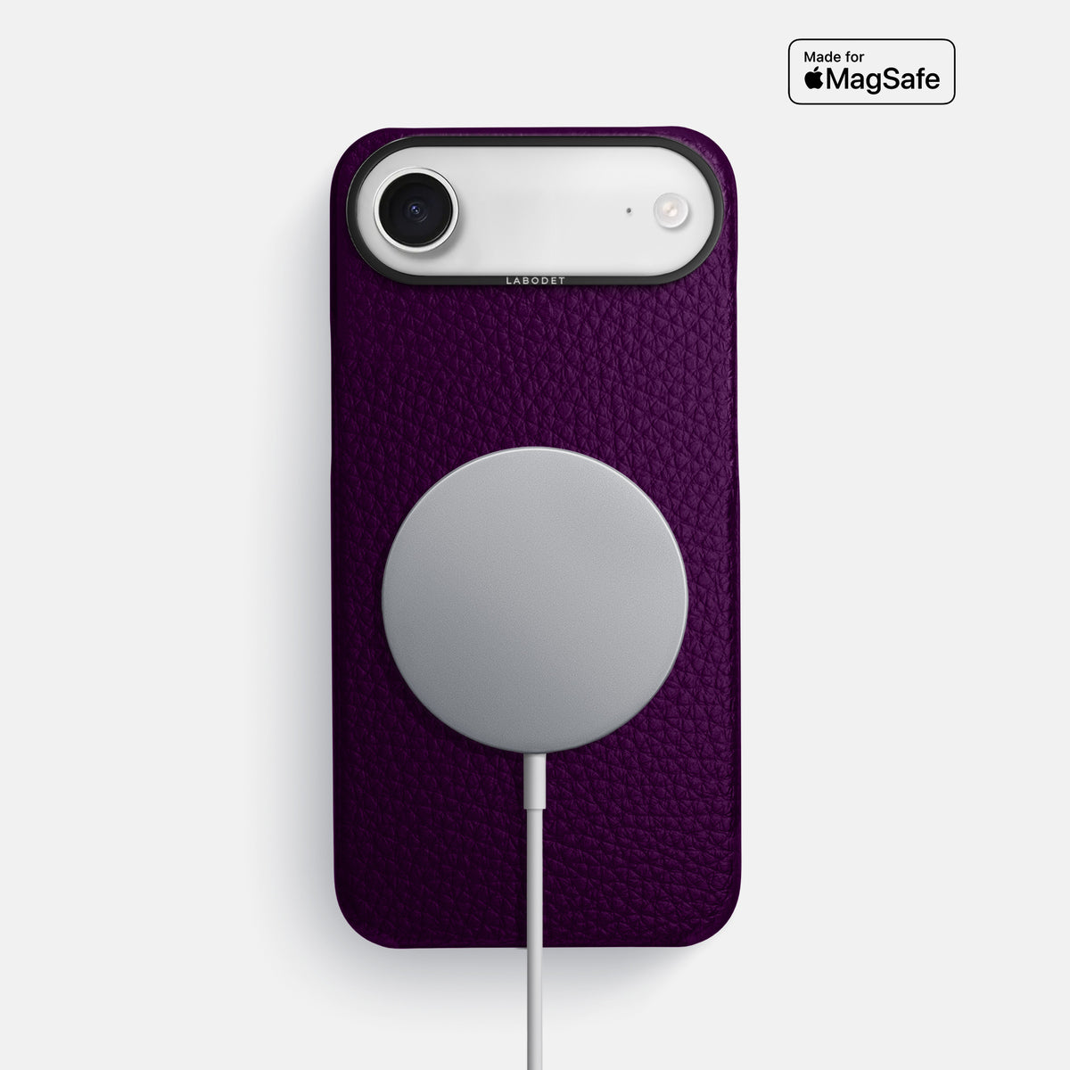 Classic Case For iPhone 17 Air In Calf -5 | Violet-Black