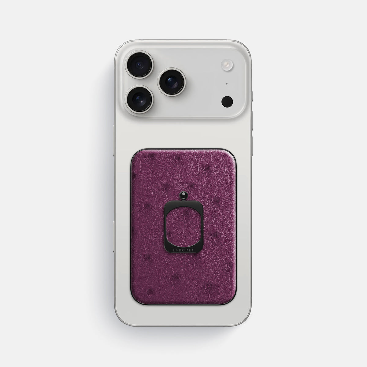 MagSafe Ring For iPhone 17 Pro Max In Ostrich -2 | Purple-Black