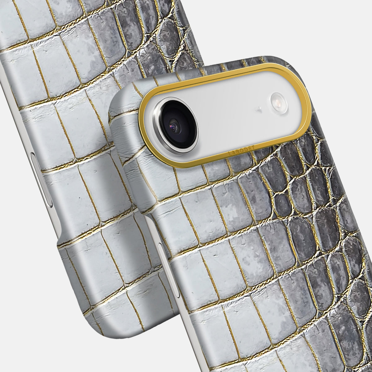 Classic Case For iPhone 17 Air In Himalayan Crocodile -5 | Gold-Gold