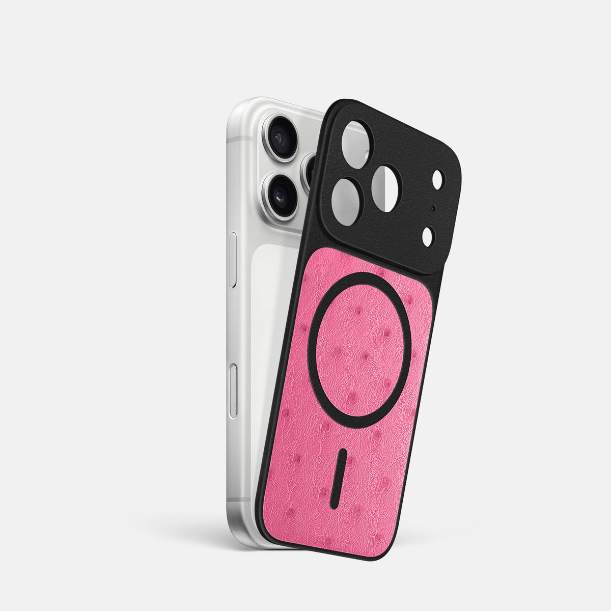 MagSafe Mask For iPhone 17 Pro In Ostrich -1 | Pink