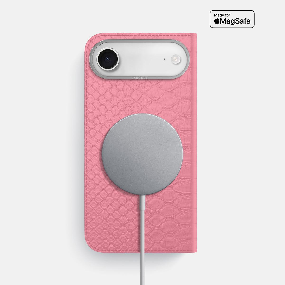 Folio Case For iPhone 17 Air In Python -3 | Pink-Steel