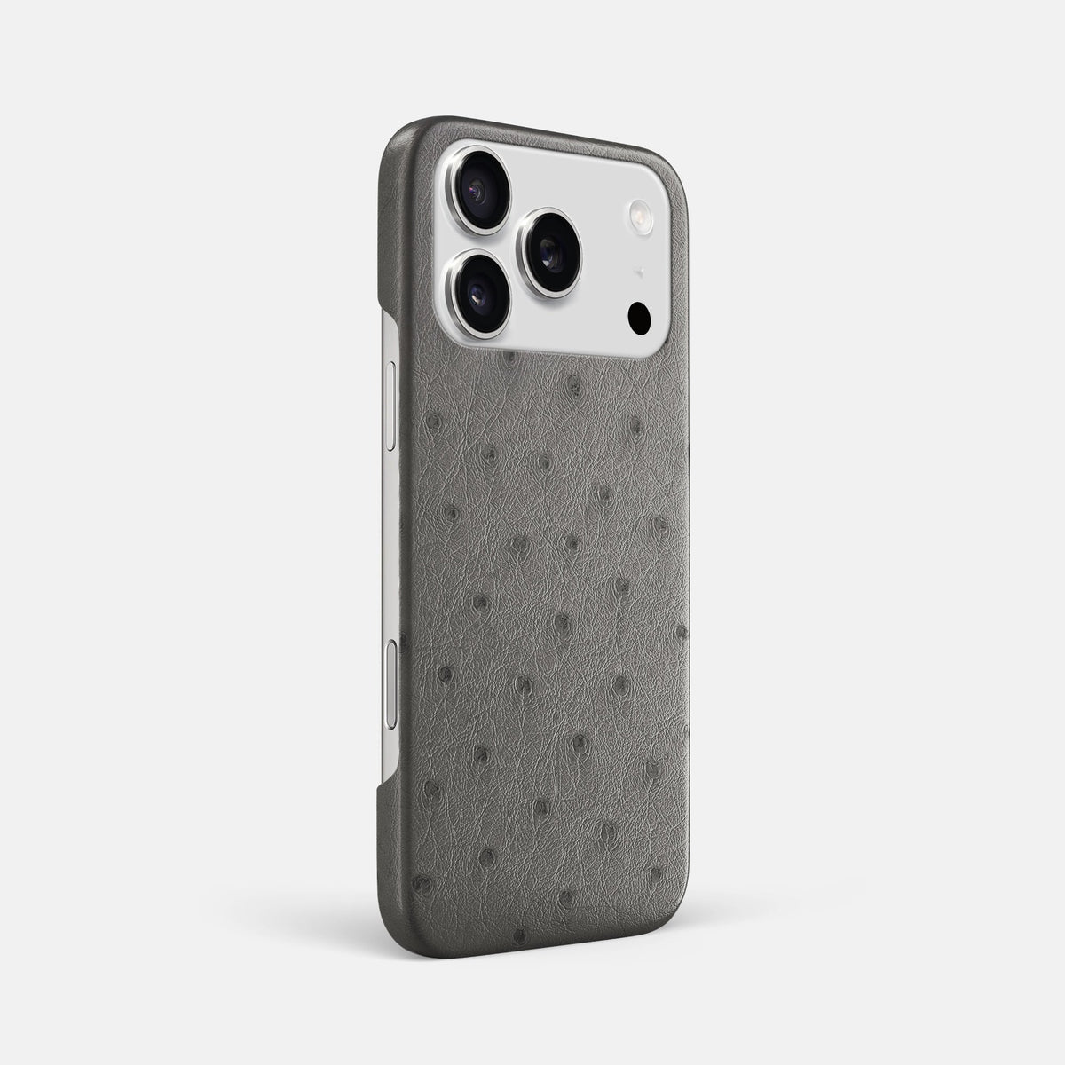 Slim Case For iPhone 18 Pro Max In Ostrich -2 | Grey