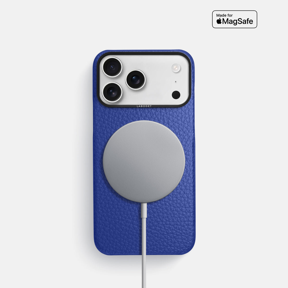 Classic Case For iPhone 17 Pro In Calf -5 | Royal-Blue-Black
