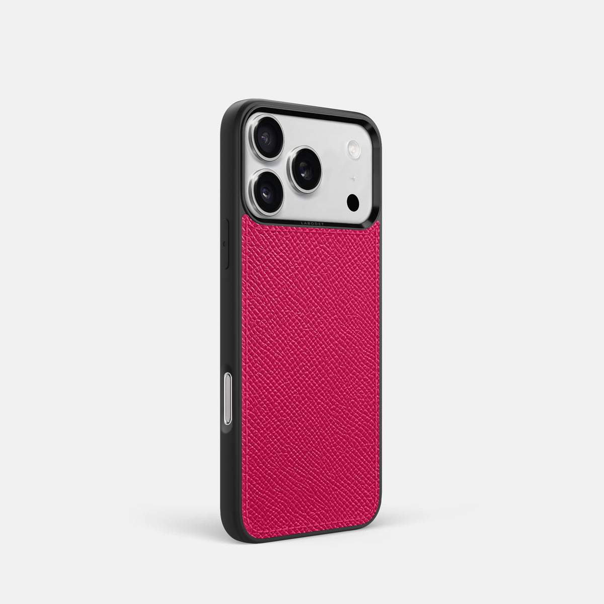 Sport Case For iPhone 17 Pro In Epsom-Style Calf -2 | Fuchsia
