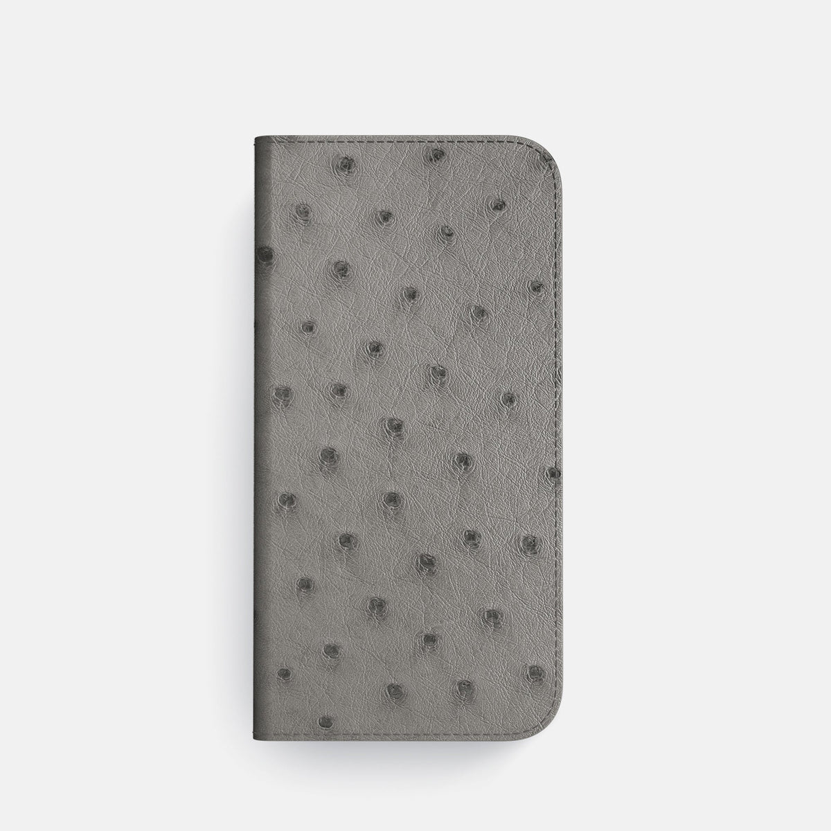 Folio Slim Case For iPhone 18 Pro In Ostrich -4 | Grey