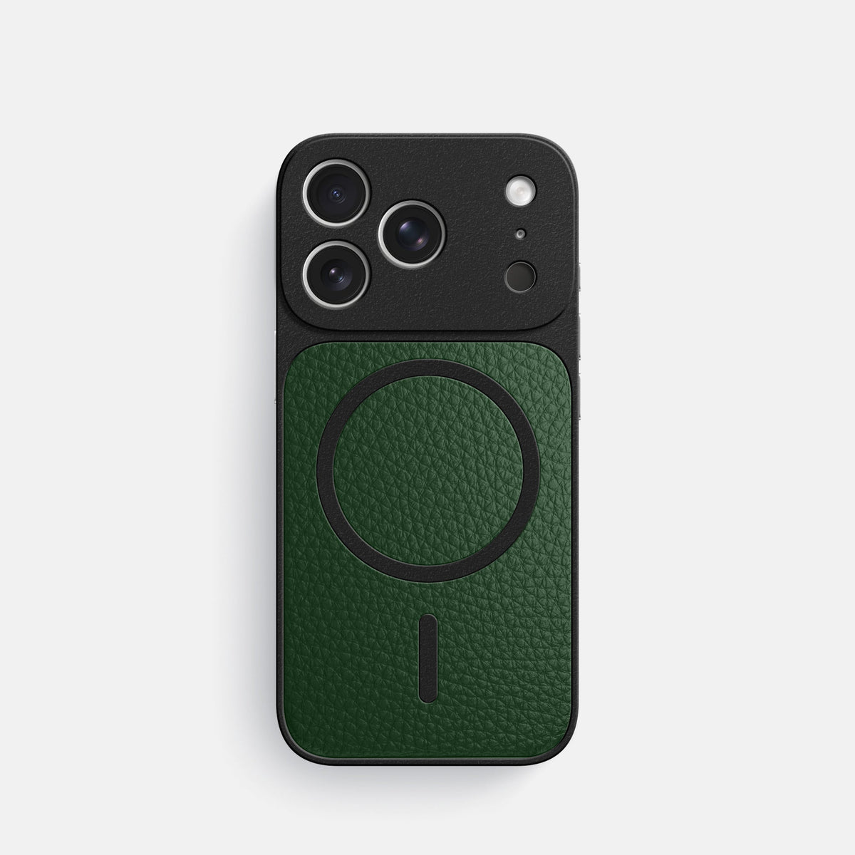 MagSafe Mask For iPhone 18 Pro In Calf -3 | Dark-Green