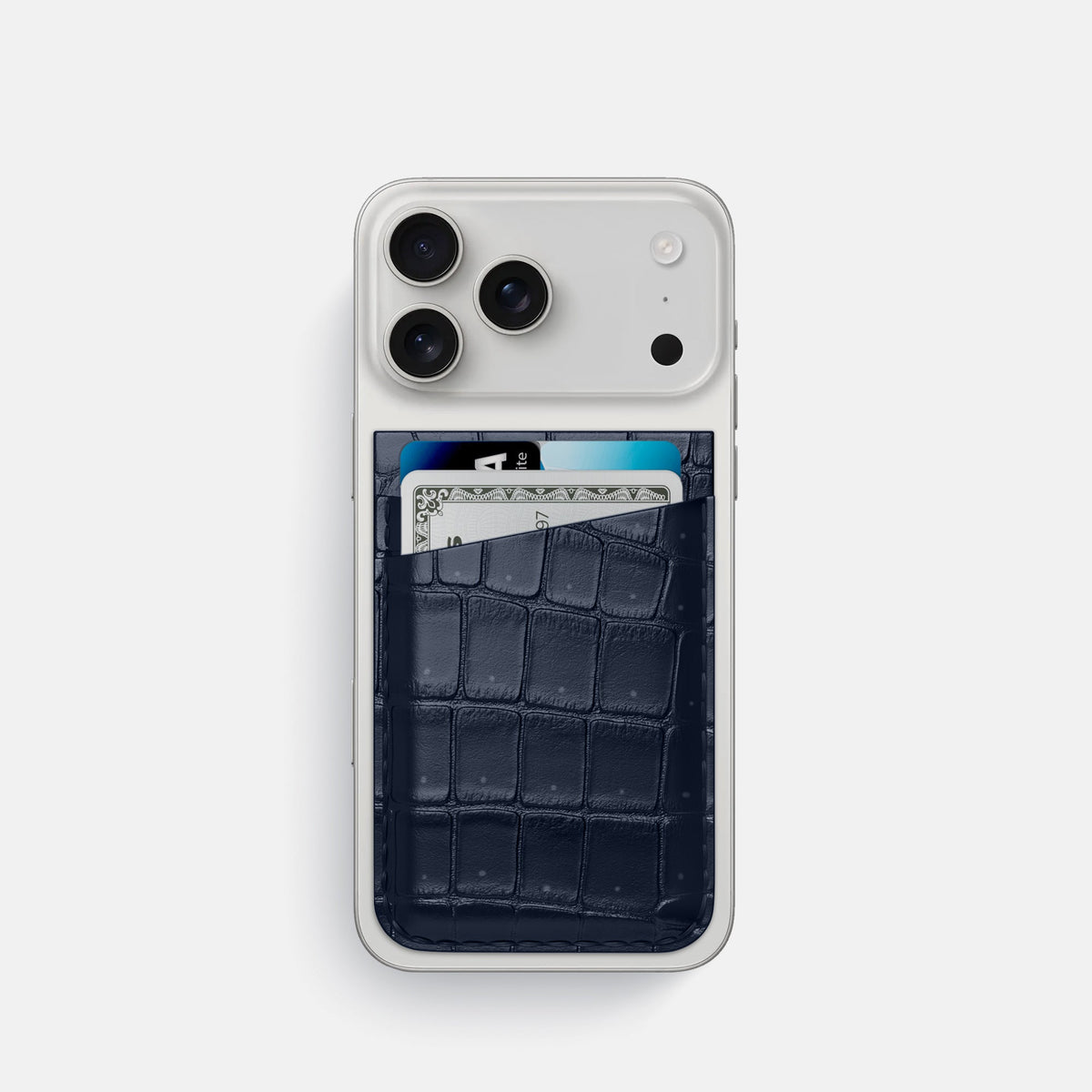 MagSafe Wallet For iPhone 17 Pro In Porosus Crocodile