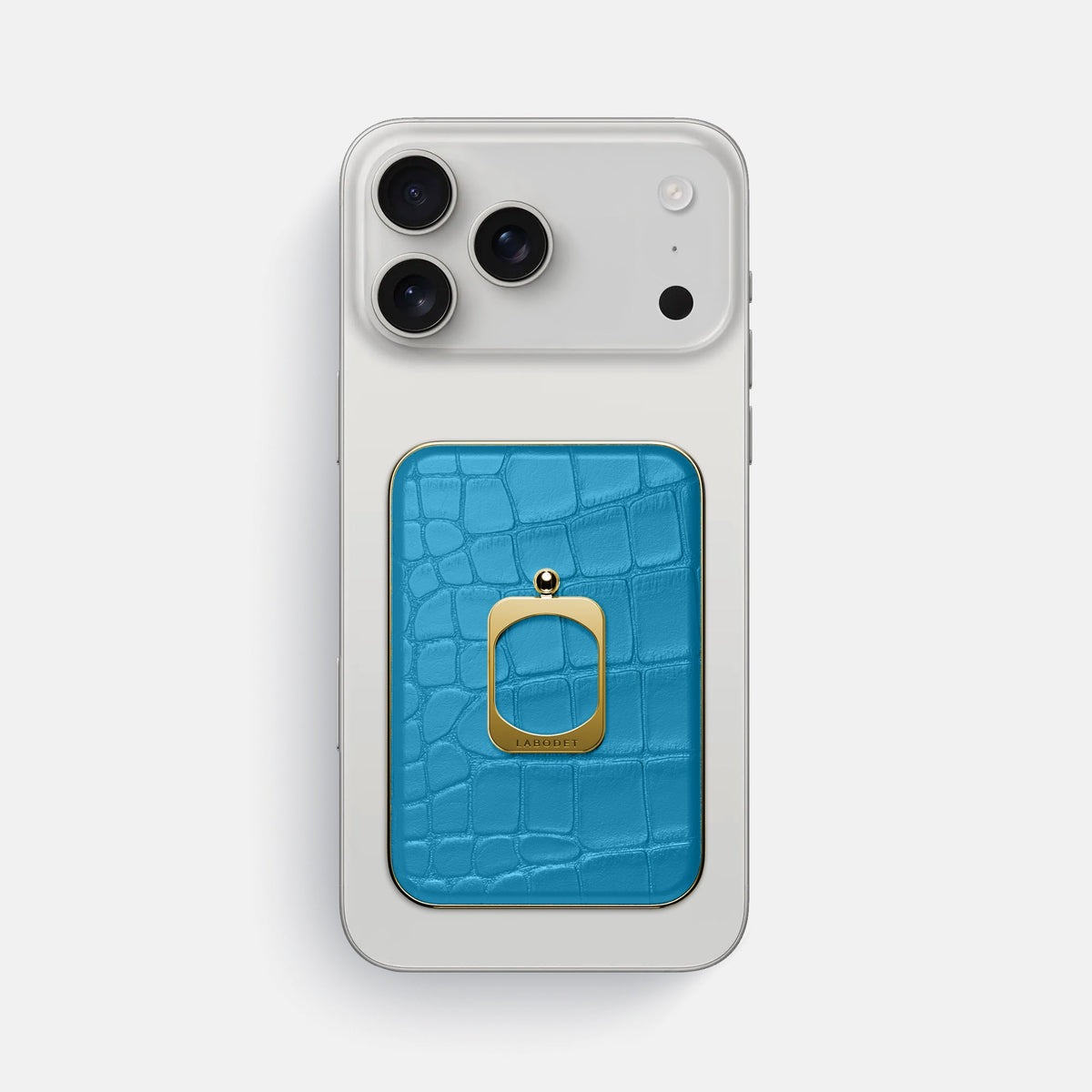 MagSafe Ring For iPhone 18 Pro Max In Alligator -1 | Curaçao-Blue-Gold