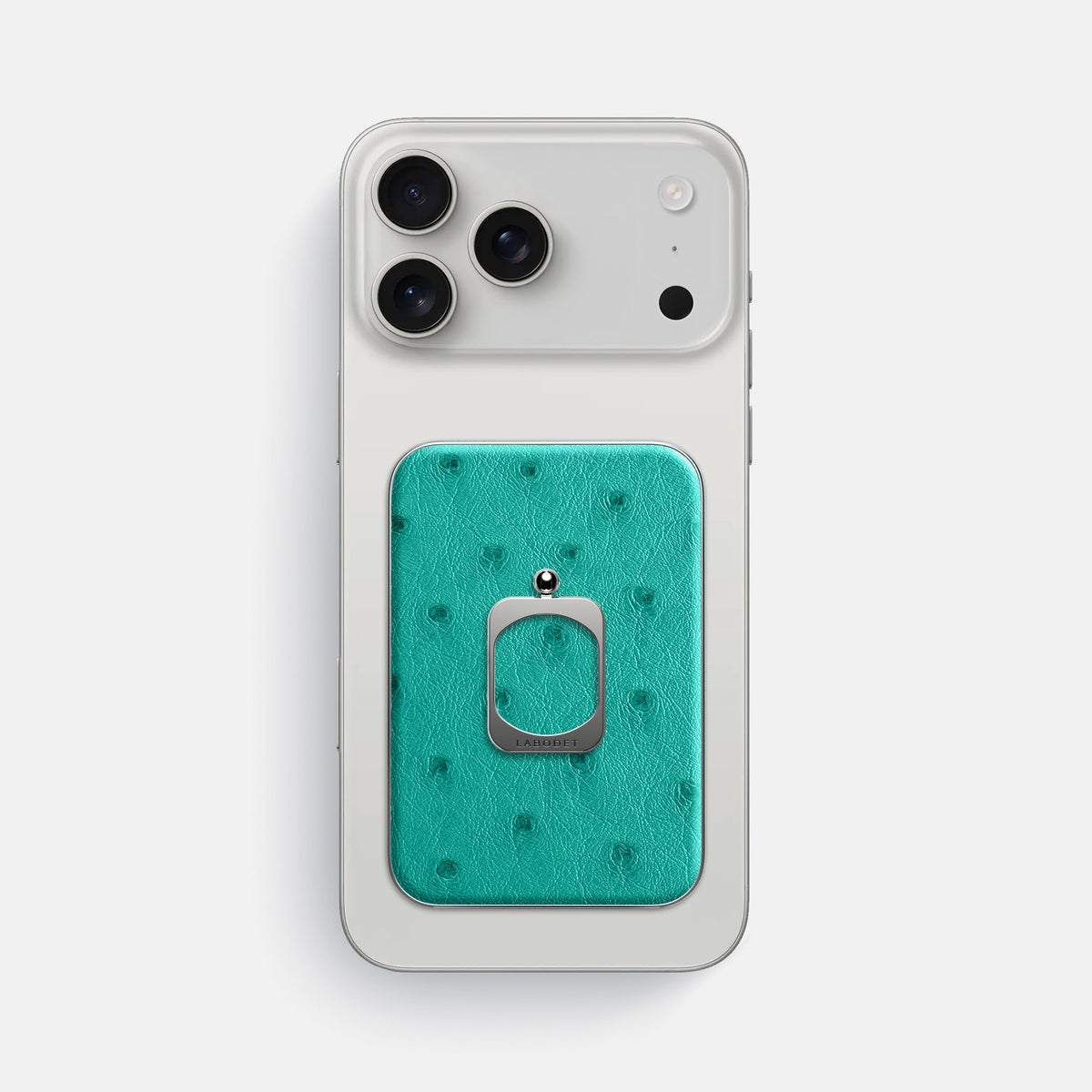 MagSafe Ring For iPhone 18 Pro Max In Ostrich -2 | Turquoise-Steel