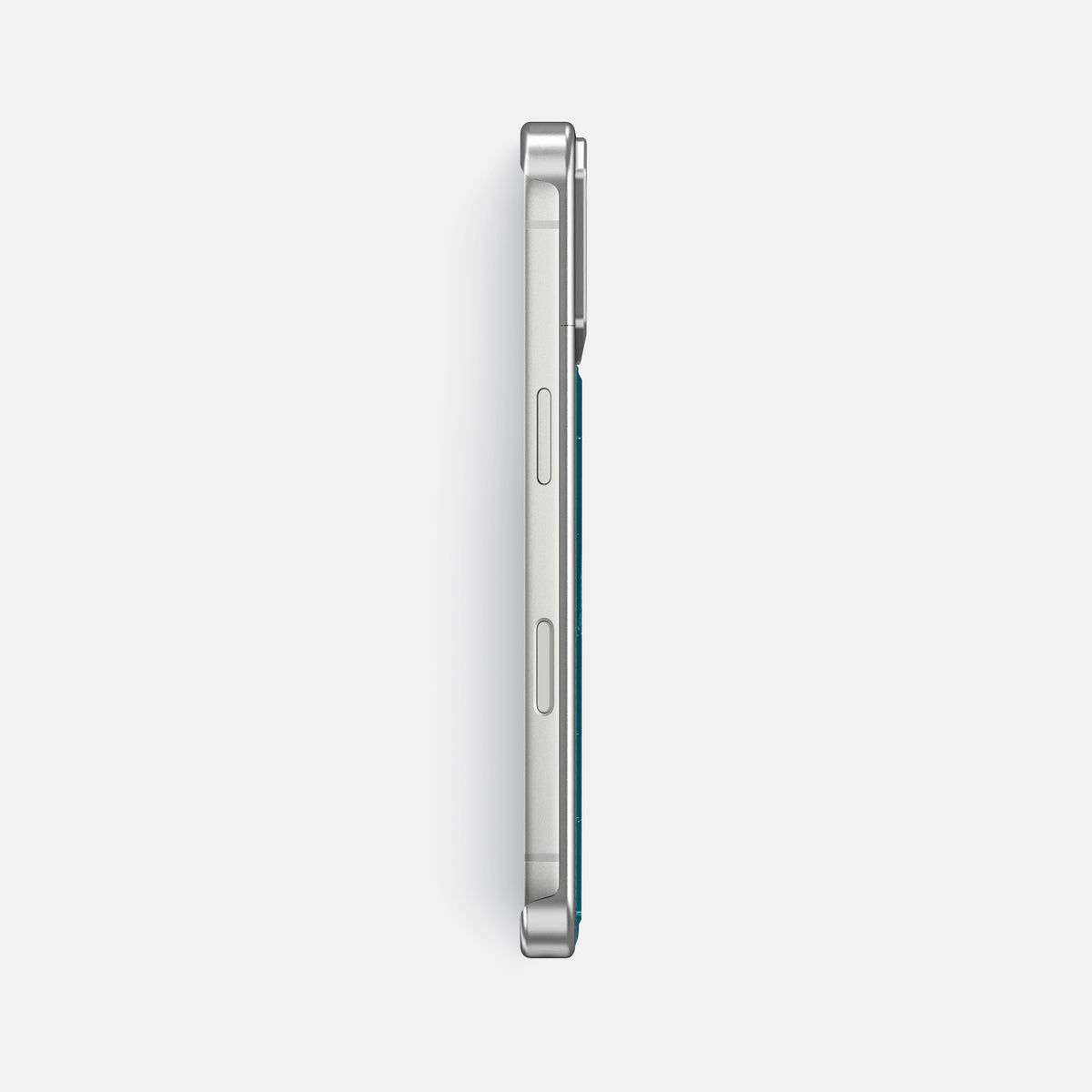 Metal Case For iPhone 17 Pro Max In Shiny Alligator -3 | Curacao-Steel