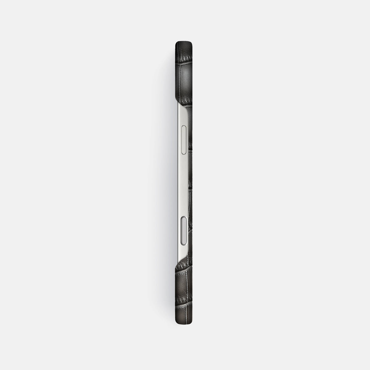 Slim Case For iPhone 17 Pro Max In Patina Alligator -3 | Grey