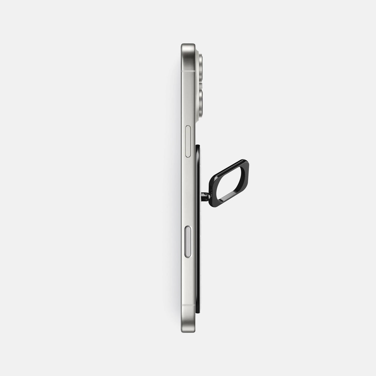 MagSafe Ring For iPhone 18 Pro Max In Shiny Alligator -3 | White-Black